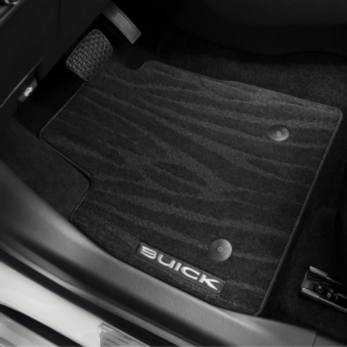 Buick Floor Mats - Front & Rear Premium Carpet, FWD, Buick Script, Ebony for 2022-2024 Encore GX 42677242