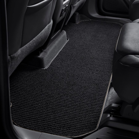 Chevrolet Floor Mats - Second-Row Premium Carpet, Jet Black with Mojave Stitching 84188784