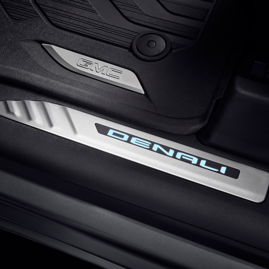 GMC Door Sill Plates - Illuminated, Denali Script 85136964