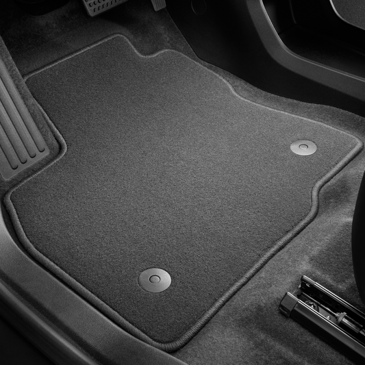 Chevrolet 2022-2023 Bolt EUV Floor Mats - Front & Rear Carpet, Jet Black 42741416