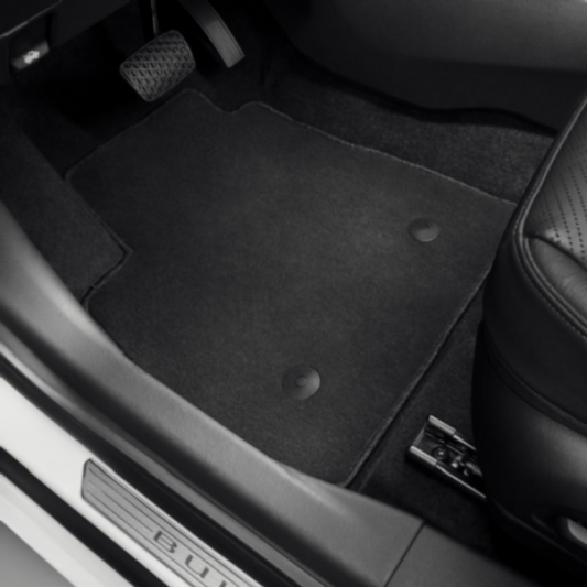 Buick Floor Mats - Front & Rear Carpet, AWD, Denali Logo, Ebony for 2021-2024 Encore GX  42697796